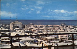 Vista Parcial de la Cuidad Nevada Punta Arenas, Chile Postcard Postcard