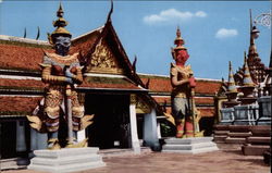 The Temple of the Emerald Buddha Postcard