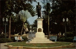 The Statue of Simon Bolivar Postcard