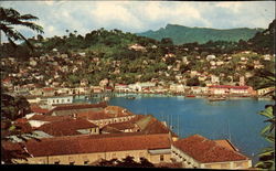 The Harbor at St. George's. Grenada Postcard