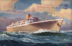 Panama Line Postcard