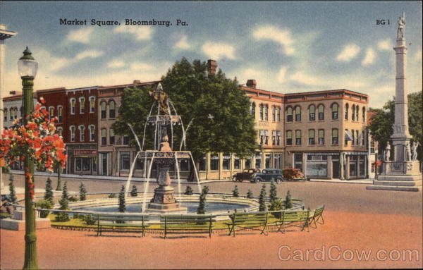 Market Square Bloomsburg Pennsylvania