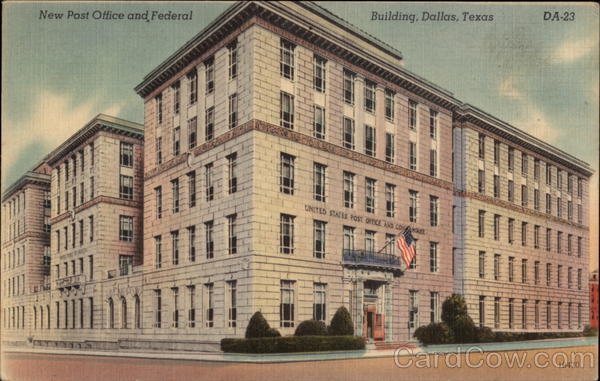 New Post Office and Federal Building Dallas Texas