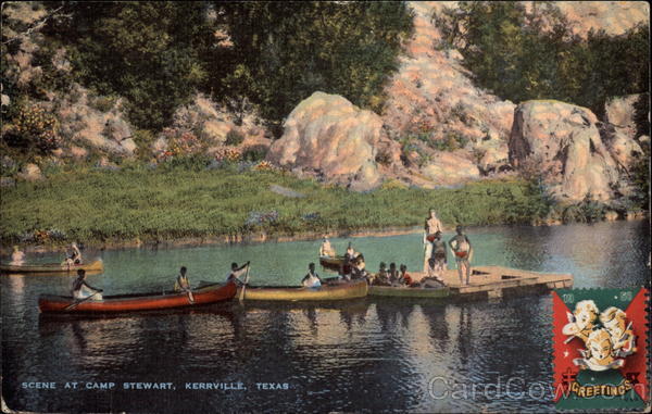 Scene at Camp Stewart Kerrville Texas