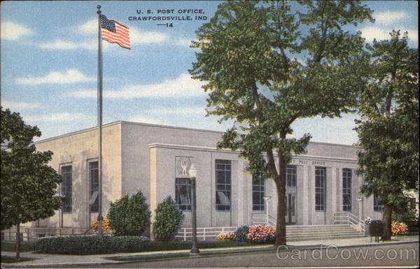 U.S. Post Office Crawfordsville Indiana