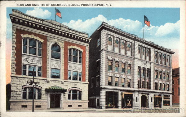 Elks and Knights of Columbus Buildings Poughkeepsie New York