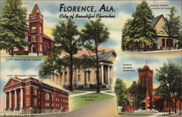 City of Beautiful Churches Florence Alabama