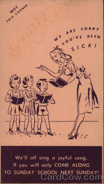 We are Sorry You've Been Sick Religious