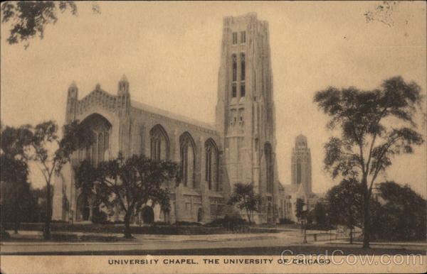 University Chapel, The University of Chicago Illinois