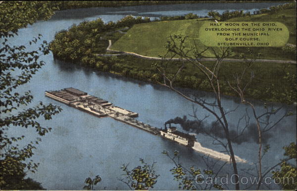 Half Moon on the Ohio Steubenville