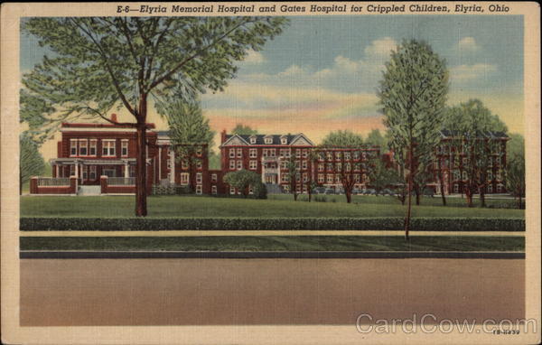 Elyria Memorial Hospital and Gates Hospital for Crippled Children Ohio