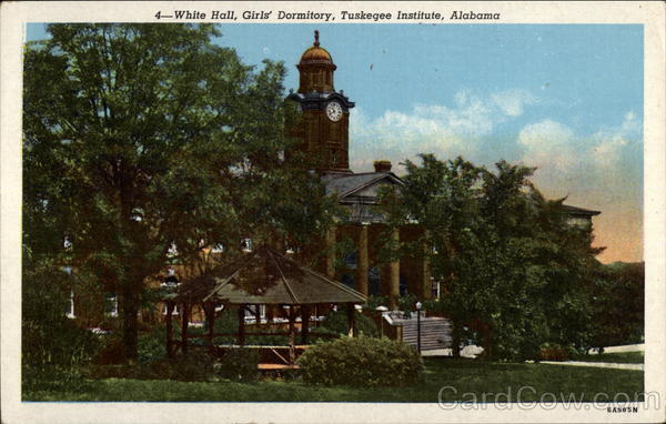 White Hall, Girls' Dormitory, Tuskegee Institute Alabama