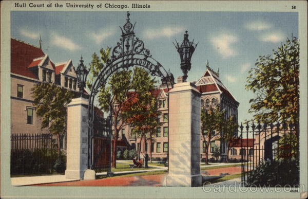 Hull Court of the University of Chicago Illinois