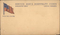 Service Men's Hospitality Corps, Burlington Depot Lincoln, NE Postcard Postcard