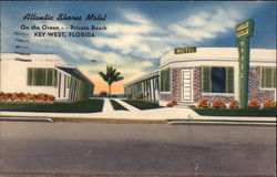 Atlantic Shores Motel Key West, FL Postcard Postcard