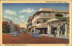 Central Avenue Postcard