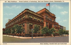 Main Buildings - Drexel Institute of Technology, 32nd and Chestnut Streets Postcard