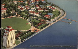 Memorial Park and the St. John's River Postcard
