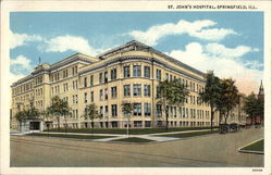 St. John's Hospital Springfield, IL Postcard Postcard
