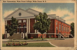 New Gymnasium, Wake Forest College Postcard