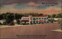 Del Camino Courts Postcard