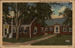 Public Libraries, Hyannis Postcard