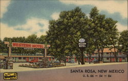 Western Motel Postcard