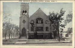 First Methodist Episcopal Church Wadena, MN Postcard Postcard