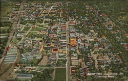 Aerial View of City, Looking North Postcard