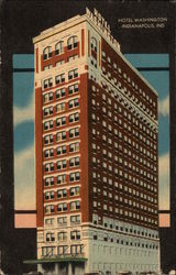 Hotel Washington Indianapolis, IN Postcard Postcard