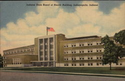 Indiana State Board of Health Building Postcard