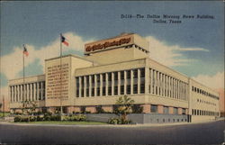 The Dallas Morning News Building Texas Postcard Postcard