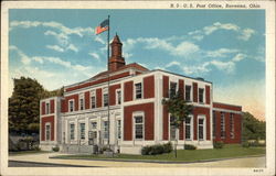 U.S. Post Office Ravenna, OH Postcard 