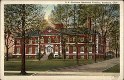 Robinson Memorial Hospital Ravenna, OH Postcard Postcard