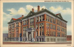 Woodmen's Building Postcard