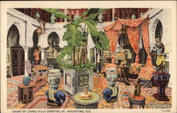 Court of the Lions, Villa Zorayda Postcard