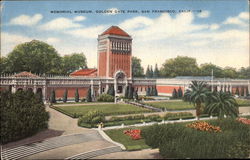 Memorial Museum, Golden Gate Park San Francisco, CA Postcard Postcard