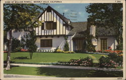 Home of William Powell Postcard