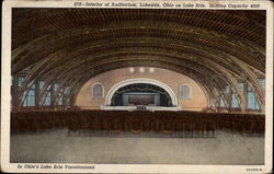 Interior of Auditorium Postcard