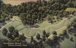 The Serpent Mound Peebles, OH Postcard Postcard