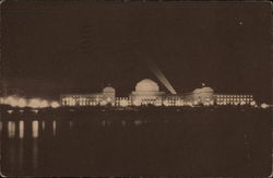The Main Educational Buildings, M. I. T, Seen at Night Postcard