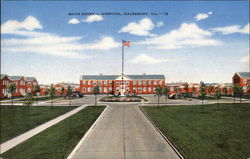 Mayo General Hospital Galesburg, IL Postcard Postcard