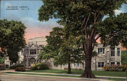 Seymour Library Galesburg, IL Postcard Postcard