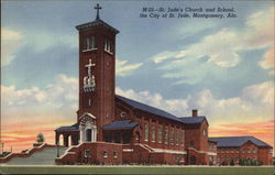 St. Jude's Church and School, City of St. Jude Postcard