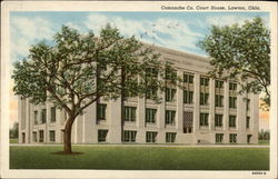 Comanche County Court House Lawton, OK Postcard Postcard