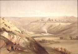 View of Old City Jerusalem Israel