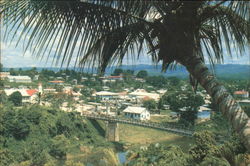 View over Town San Ignacio Belize Central America