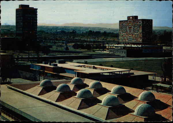 Cuidad Universitaria - Partial View of Campus Mexico City