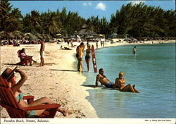 Paradise Beach Nassau Bahamas Caribbean Islands