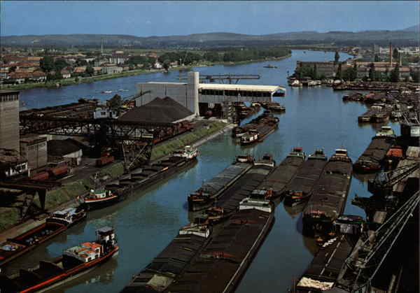 Rhineport Kleinhuningen Basel Switzerland